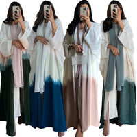 Muslim Clothing Coat Tie-dyed Cloak
