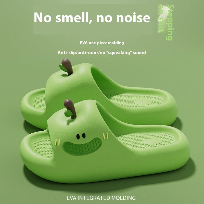 Apple Non Slip Women's Slipper