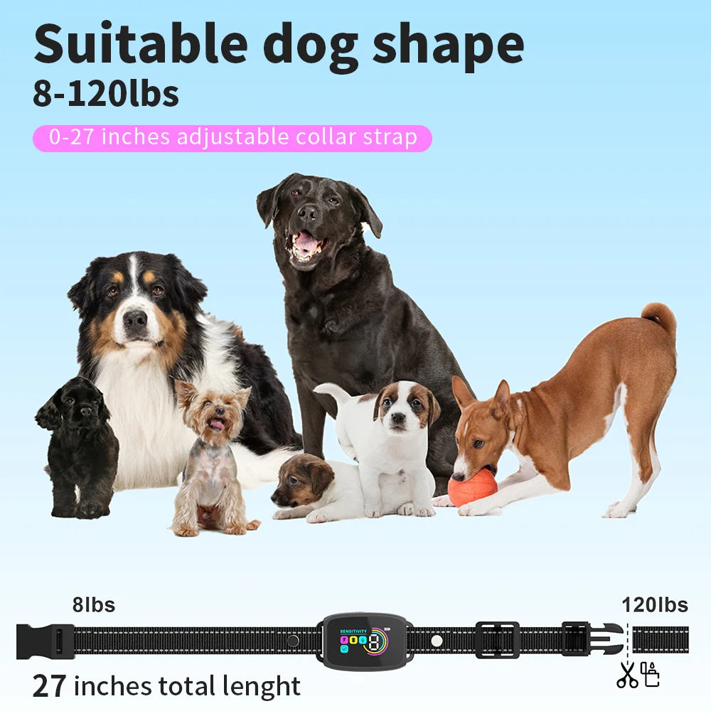 Smart Automatic Waterproof Anti Barking Dog Collar