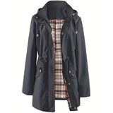 Women's Outdoor Sports Lightweight Hoodie Cinched Coat