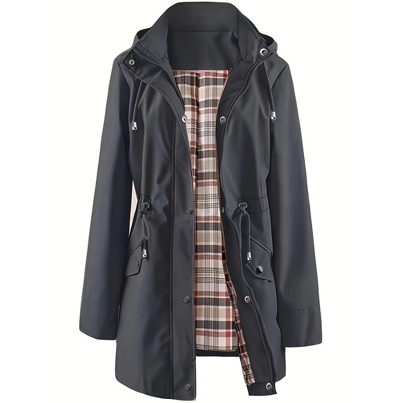Women's Outdoor Sports Lightweight Hoodie Cinched Coat