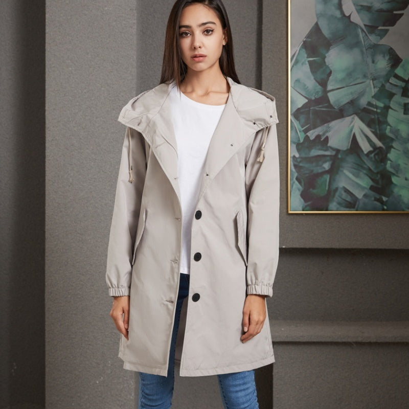 Waterproof Anorak Women's Casual Long Coat