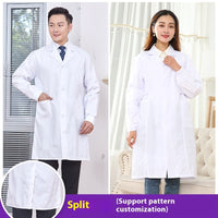 Long Sleeve Lab White Coat Men And Women