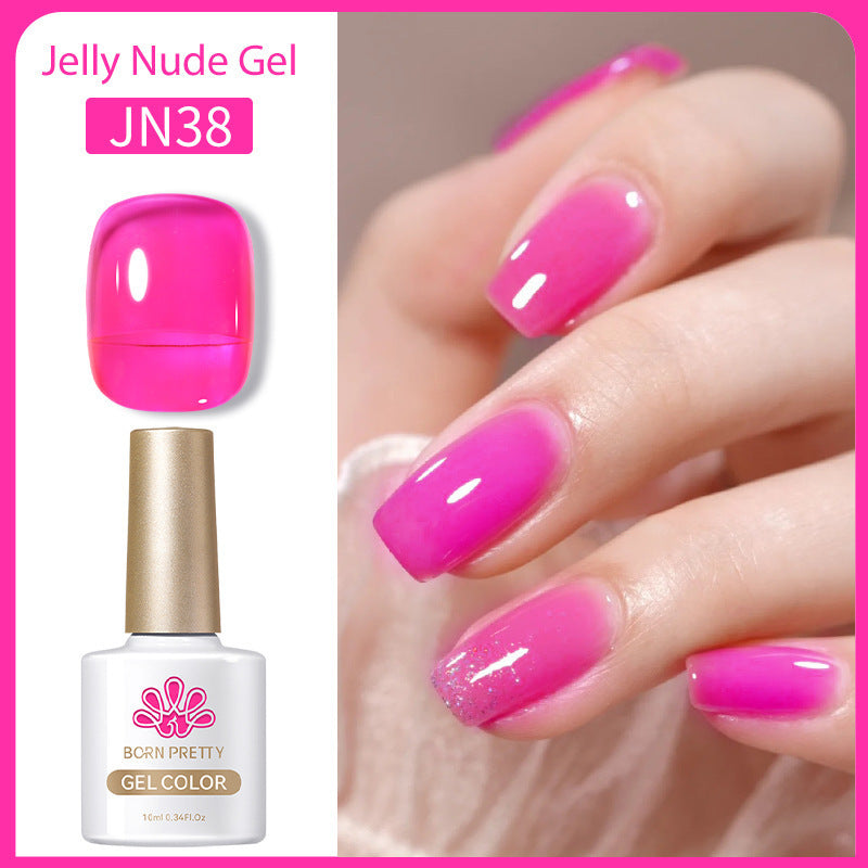 Nail Polish Transparent Color UV Polish Jelly Phototherapy Plastic