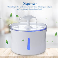 Automatic Water Circulating Basin Pet Feeder