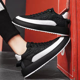 Sports Sneakers For Men Fashion Comfortable Versatile Thick-soled Walking Running