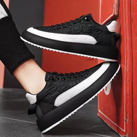 Sports Sneakers For Men Fashion Comfortable Versatile Thick-soled Walking Running