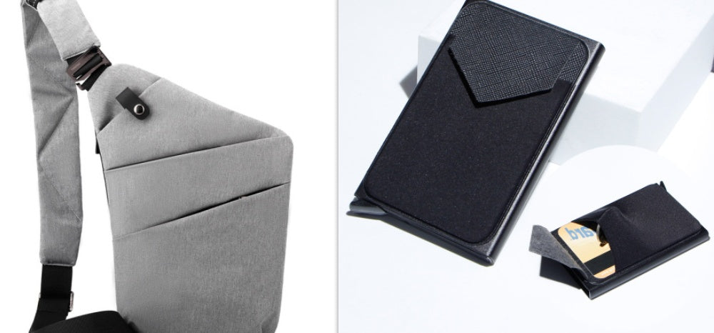 One Shoulder Canvas Chest Bags