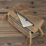 Large Capacity Horse Leather Storage Bag