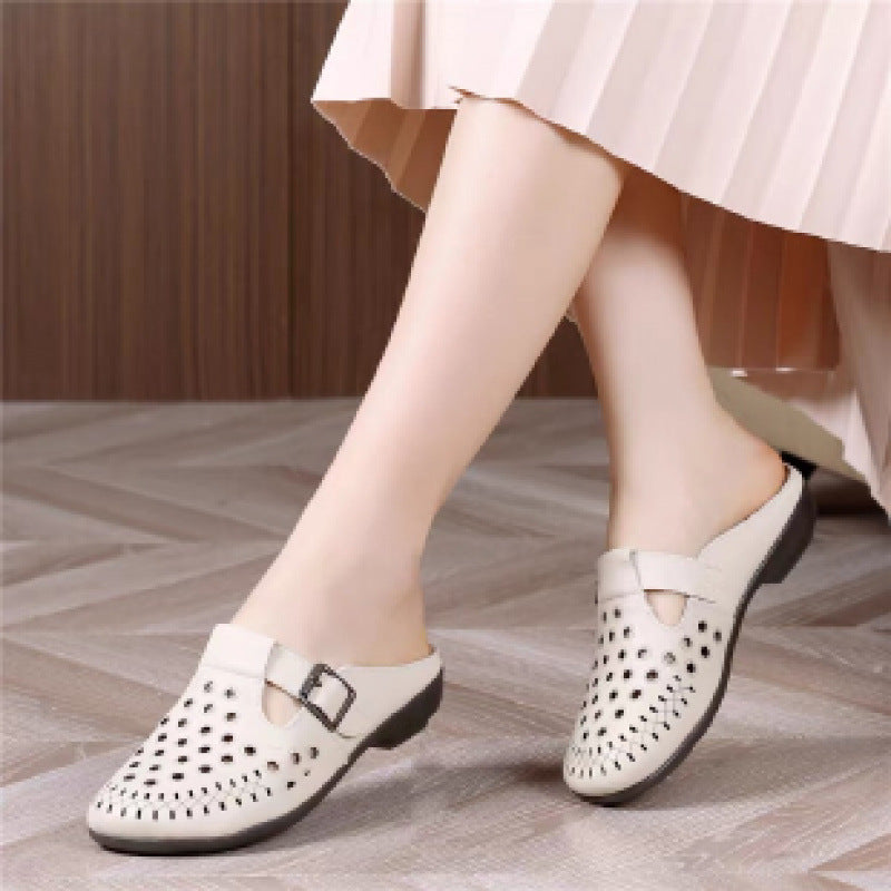 Toe Cap Semi Slipper Women's Summer Outerwear