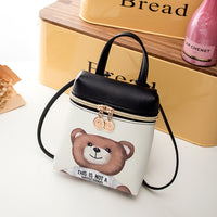 PU Leather Mini Bear Messenger Bags