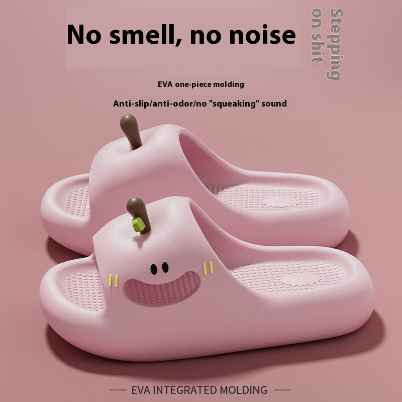 Apple Non Slip Women's Slipper