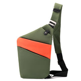 One Shoulder Canvas Chest Bags