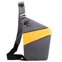 One Shoulder Canvas Chest Bags