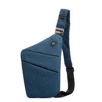 One Shoulder Canvas Chest Bags