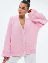 Thick Knit Cardigan Baggy Coat