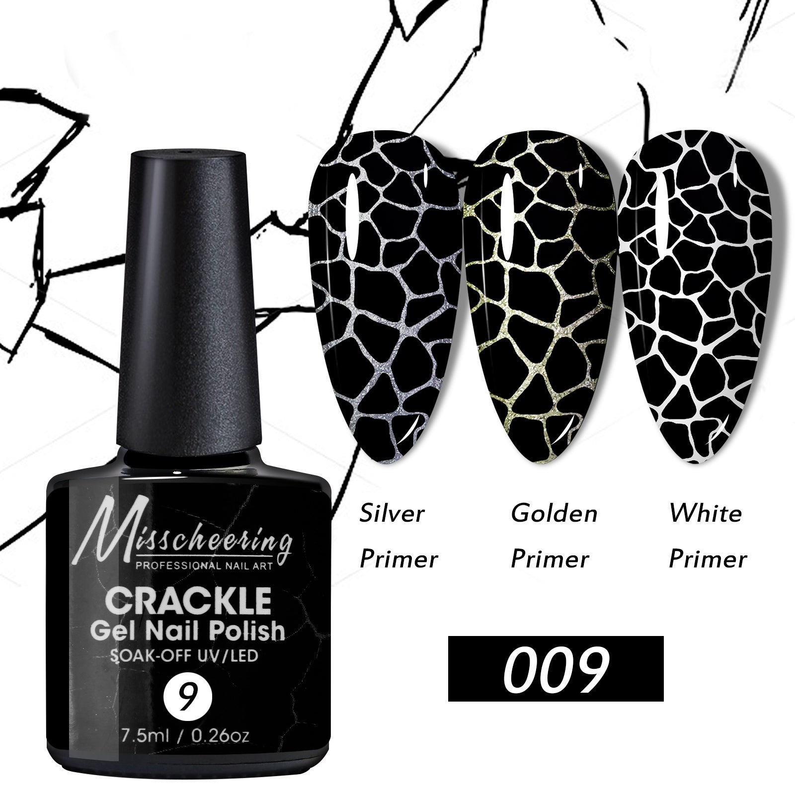 Nail Crack Glue Cracked Marble Gel Nail Polish