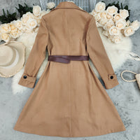 Fashion Women's Wear Thickened Slim Fit All-match Solid Color Coat