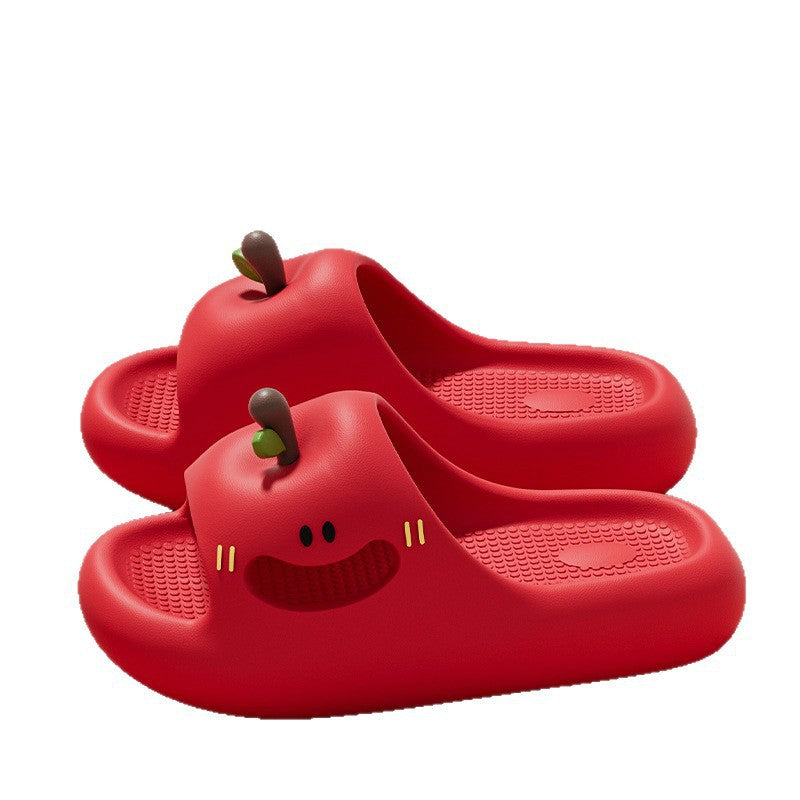 Apple Non Slip Women's Slipper