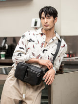 Leather Men's Shoulder Bag