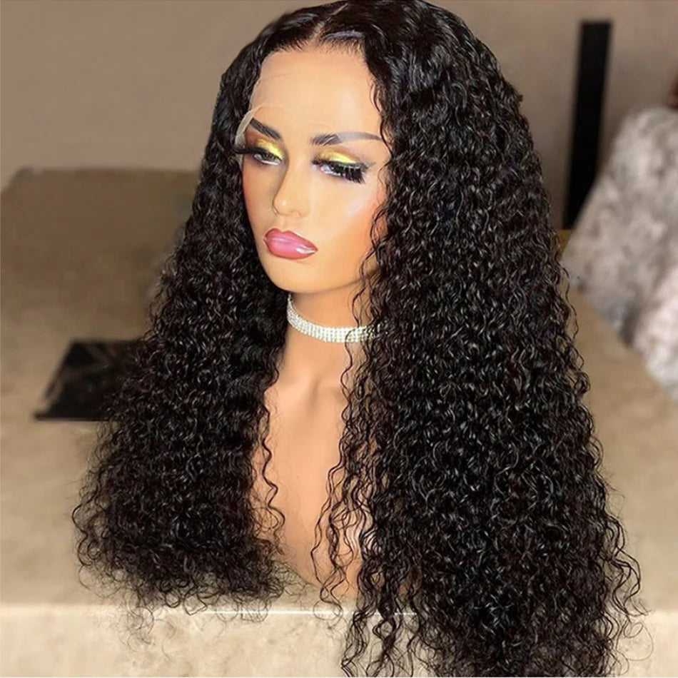 30 Inch Curly Lace Front Human Hair Wigs