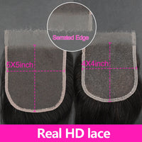 Pre-plucked Swiss HD Lace Closure Wig