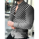Luxury Newspaper Text Art Fashion Shirt