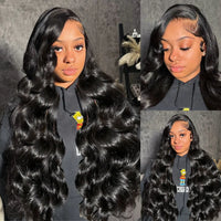 Xcurly Hd Transparent 13x6 Body Wave Lace Front Wigs