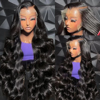 Xcurly Hd Transparent 13x6 Body Wave Lace Front Wigs