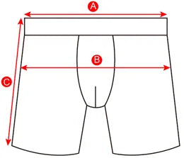 6pcs Men's long boxers