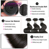30-40inch Body Wave Human Hair Bundles with Closure