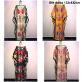 African Dresses For Women Plus Size Muslim Summer Silk Loose Cardigans Traditional Ramadan Long Duster Coat For Party