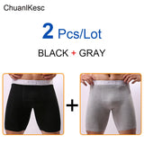Men's Underwear Pure Cotton Lengthened Boxer Pants Sports Sweat Absorbing Comfortable Fitness Pants To Prevent Abrasion Of Legs
