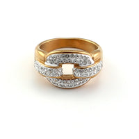 New Design Luxury Shiny Crystal Rings 18 K