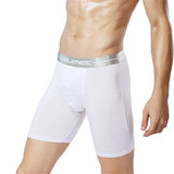 Mens Stretch Boxer Brief Underwear Breathable Stretch Underwear for Men Boy Modal Cotton Leg Boxers Set 4 Pack Plus size