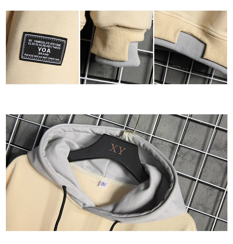 Casual Oversized Men  Harajuku Hip Hop Sweatshirt