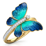 Elegant Butterfly Design ring for women