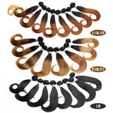 100% Human Short Curly Hair 8 Pcs Bundles
