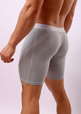 Men's Underwear Pure Cotton Lengthened Boxer Pants Sports Sweat Absorbing Comfortable Fitness Pants To Prevent Abrasion Of Legs