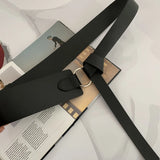 120cm Female Fashion Circle Belt Wide Black Belt for Women Geometric Knot Waistband Waist Dress Coat Clothing Decoration