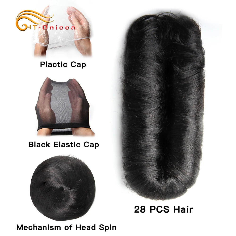 Short Human Curly Brazilian Weave Bundles For Woman