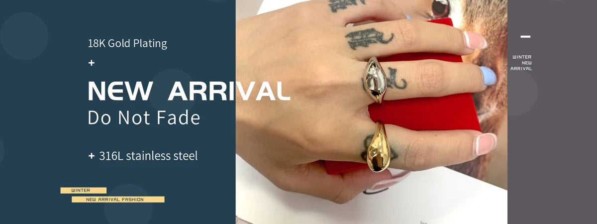 New Design Luxury Shiny Crystal Rings 18 K