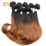 100% Human Short Curly Hair 8 Pcs Bundles