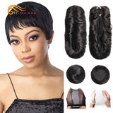 Short Human Curly Brazilian Weave Bundles For Woman