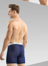 Mens Underwear Shorts Breathable Long Leg Underpants