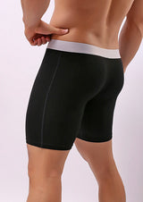 Men's Underwear Pure Cotton Lengthened Boxer Pants Sports Sweat Absorbing Comfortable Fitness Pants To Prevent Abrasion Of Legs