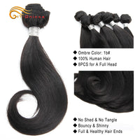 100% Human Short Curly Hair 8 Pcs Bundles