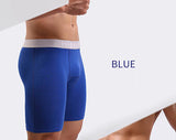 Men's Underwear Pure Cotton Lengthened Boxer Pants Sports Sweat Absorbing Comfortable Fitness Pants To Prevent Abrasion Of Legs