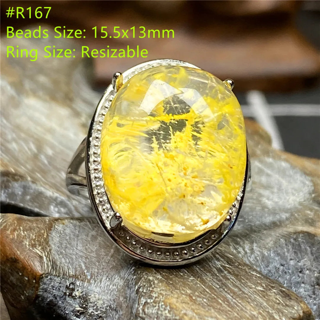 Ring Jewelry For Woman Lady Clear Crystal