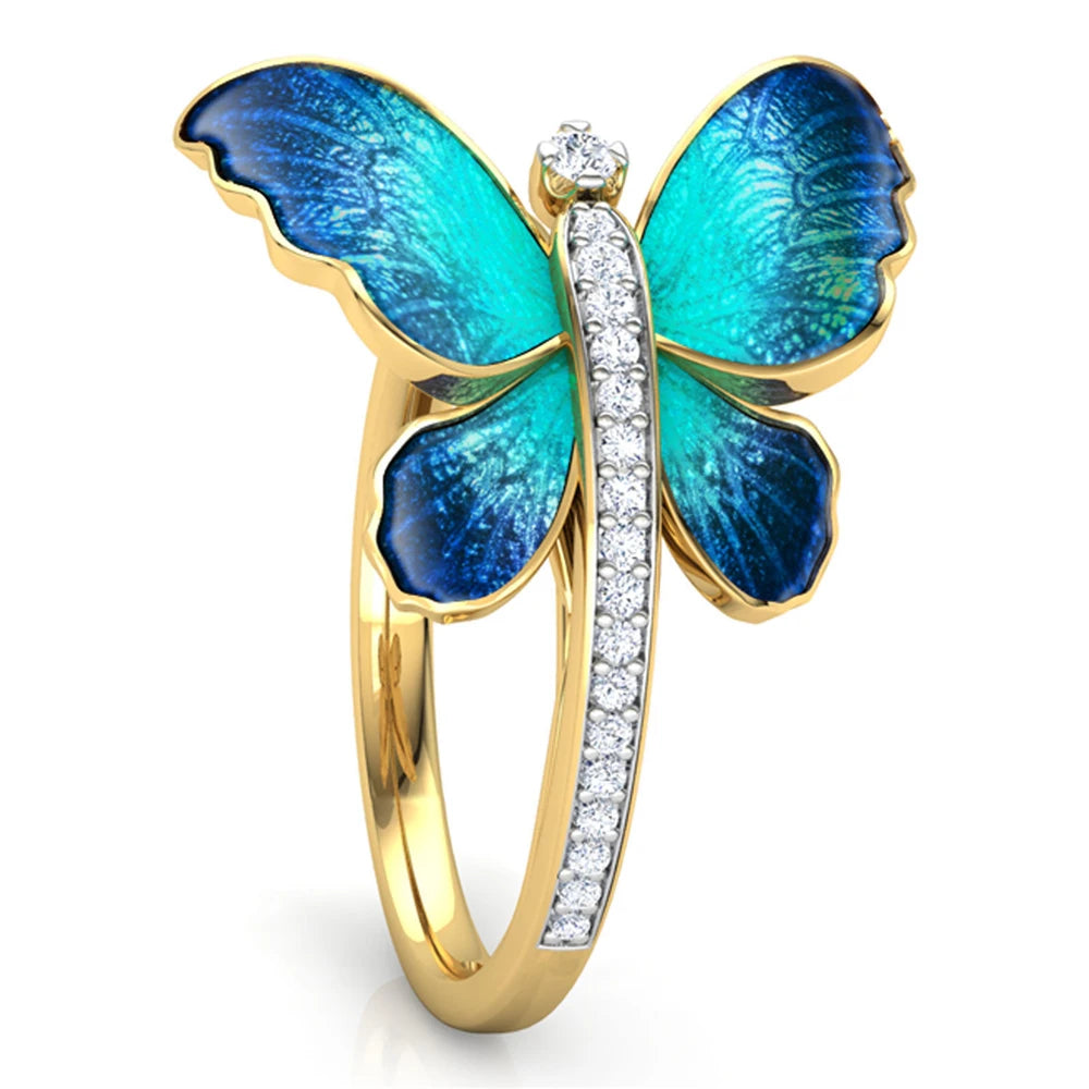 Elegant Butterfly Design ring for women